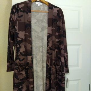 LuLaRoe Purple Camo Sarah